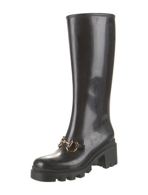 gucci fringe horsebit boots|Gucci rain boots for women.